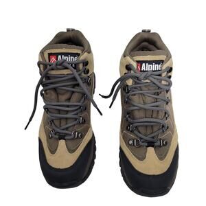 Alpine Design Women's Trekker Tan, Brown & Black Boots Size 9  11626-2833